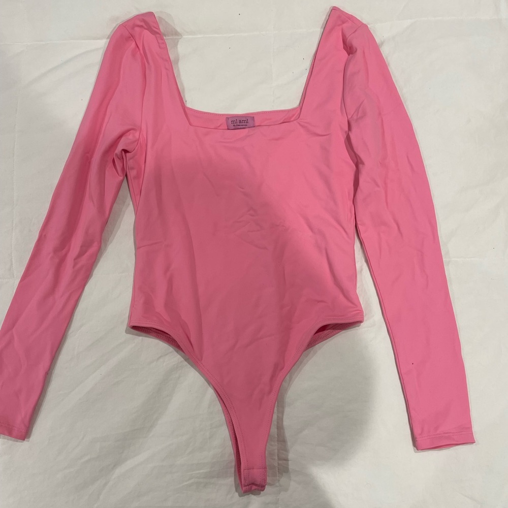 Hot pink bodysuit